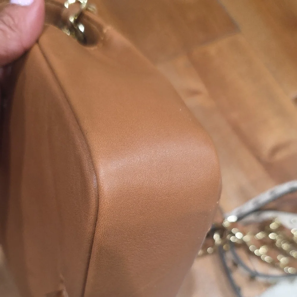 Valentino Camel Leather Crossbody Bag - Picture 8 of 10